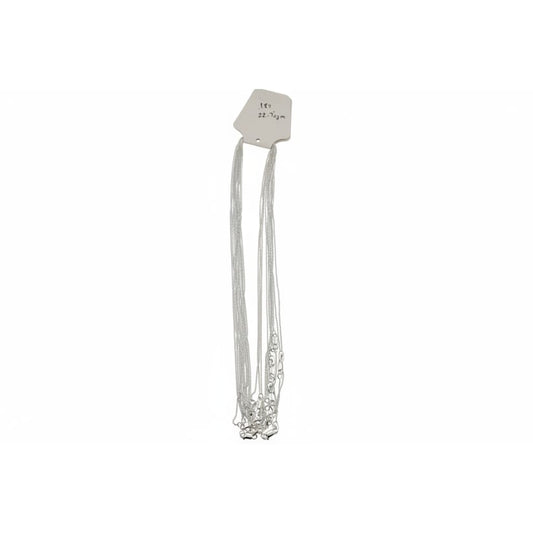 Essential Cable Link Necklace 18’’ 925 Sterling Silver
