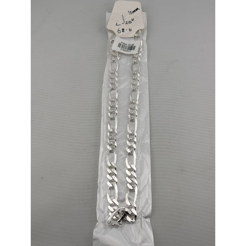 Figaro Silver Chain in 925 Sterling | Classic Italian Link
