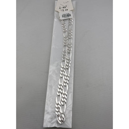 Figaro Silver Chain in 925 Sterling | Classic Italian Link
