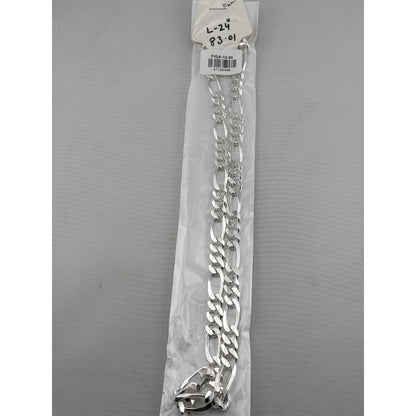Figaro Silver Chain in 925 Sterling | Classic Italian Link
