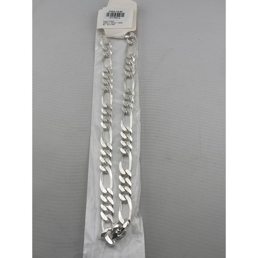 Figaro Silver Chain in 925 Sterling | Classic Italian Link