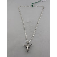 Load image into Gallery viewer, Figaro Silver Chain in 925 Sterling Silver | Italian Link Necklace
