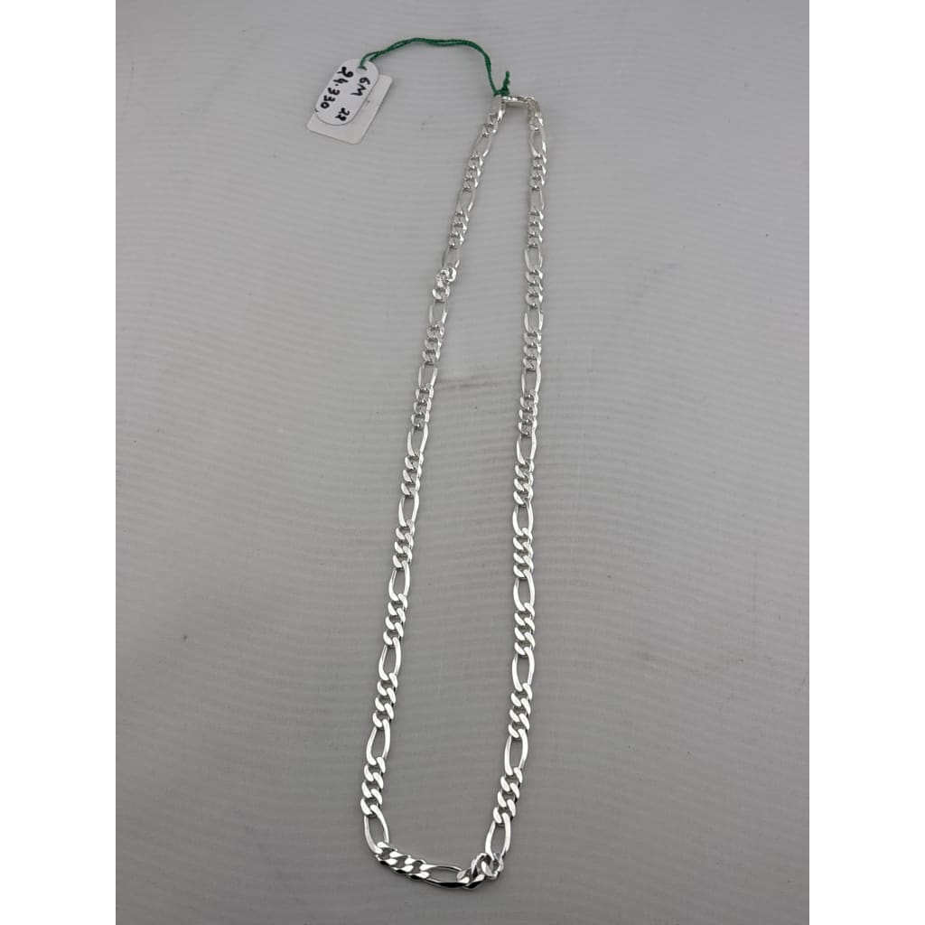 Figaro Silver Chain in 925 Sterling | Classic Italian Link
