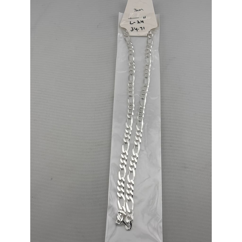 Figaro Silver Chain in 925 Sterling | Classic Italian Link