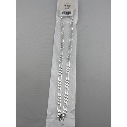 Figaro Silver Chain in 925 Sterling | Classic Italian Link