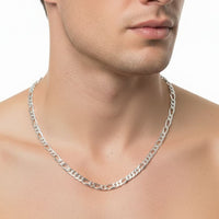 Load image into Gallery viewer, Figaro Silver Chain in 925 Sterling Silver | Classic
