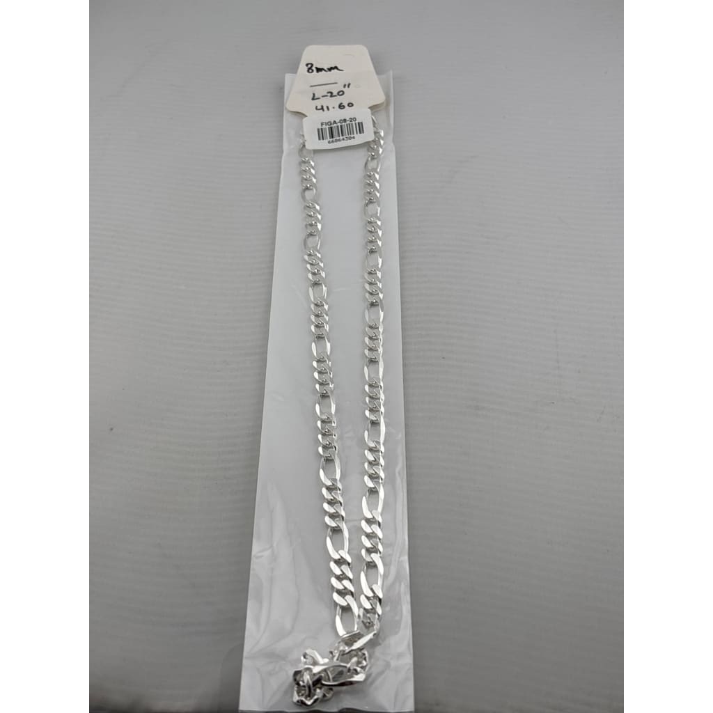 Figaro Silver Chain in 925 Sterling | Classic Italian Link