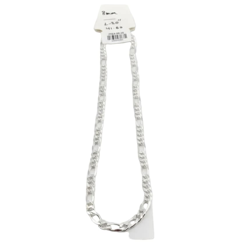 Figaro Silver Chain in 925 Sterling | Classic Italian Link