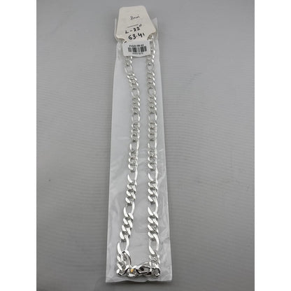 Figaro Silver Chain in 925 Sterling | Classic Italian Link