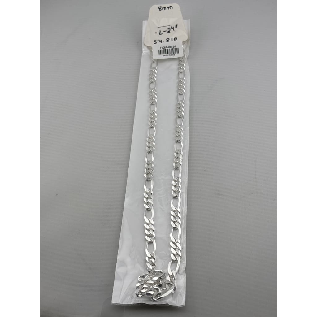 Figaro Silver Chain in 925 Sterling | Classic Italian Link