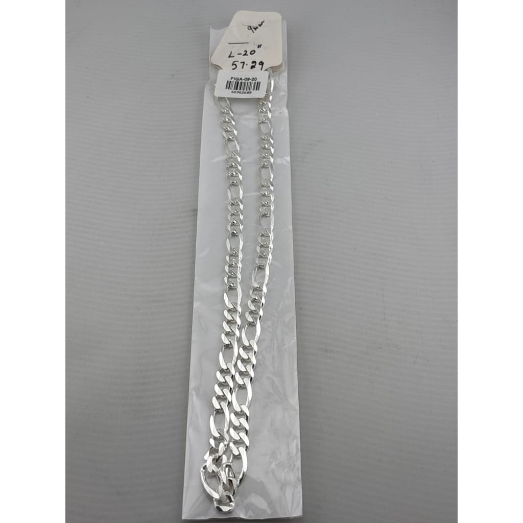 Figaro Silver Chain in 925 Sterling | Classic Italian Link