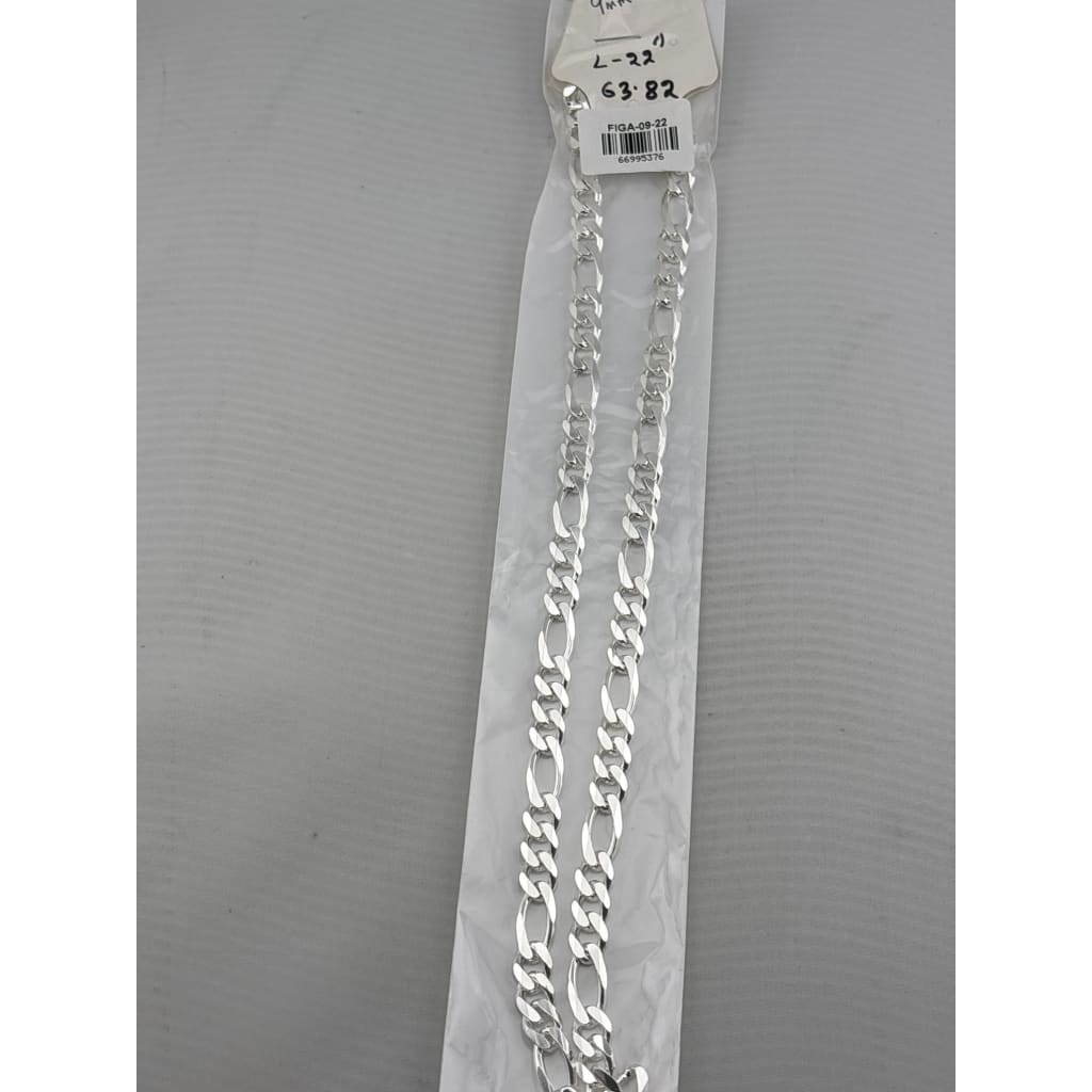 Figaro Silver Chain in 925 Sterling | Classic Italian Link