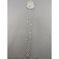 Load image into Gallery viewer, Figaro Silver Chain in 925 Sterling | Flat Diamond-Cut Link
