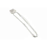 Load image into Gallery viewer, Fine Flat Curb Silver Chain 925
