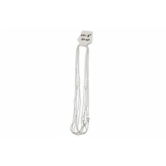 Fine Rope Twist Silver Chain 925 | Lightweight Textured