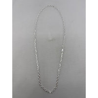 Load image into Gallery viewer, Flat Cable Silver Chain in 925 Sterling | Oval Link