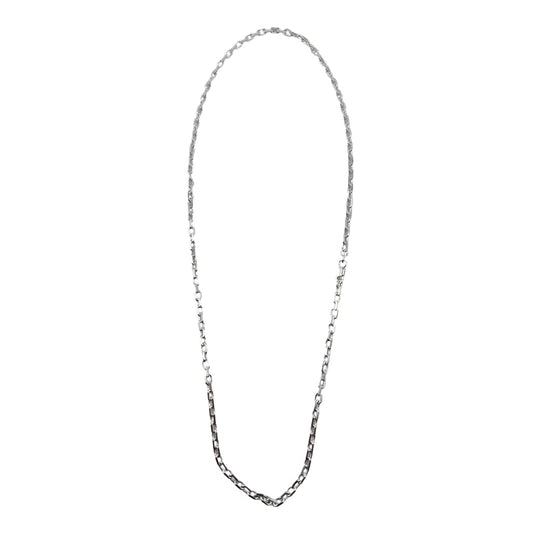 Flat Cable Silver Chain in 925 Sterling | Oval Link
