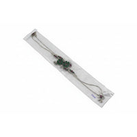 Load image into Gallery viewer, Floral Drop Anklet – 925 Sterling Silver – Green &amp; Pink Stone Design – 26g

