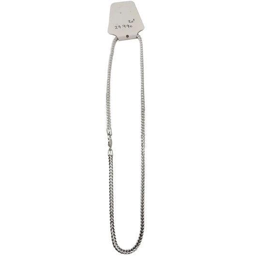 Foxtail Silver Chain in 925 Sterling | Fine Woven Link