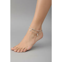 Load image into Gallery viewer, Geometric Bead Chain Anklet – 925 Sterling Silver – Adjustable – 17g
