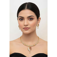 Load image into Gallery viewer, Gold-Plated 925 Sterling Silver Red Enamel Leaf Necklace &amp;
