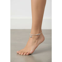 Load image into Gallery viewer, Graduated Bead Cluster Silver Anklet – 99.9% Pure Silver – Weight:22g
