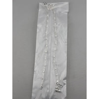 Load image into Gallery viewer, Grid Pattern Silver Anklet – 99.9% Pure Silver – Minimal Ghungroo Charm – Adjustable – 29.730g

