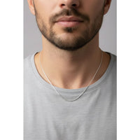 Load image into Gallery viewer, Heavy Cuban Link Silver Chain in 925 Sterling Silver
