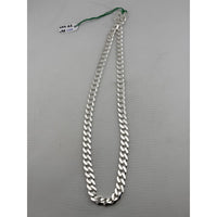 Load image into Gallery viewer, Heavy Curb Link Silver Chain in 925 Sterling Silver | Thick Chain Necklace
