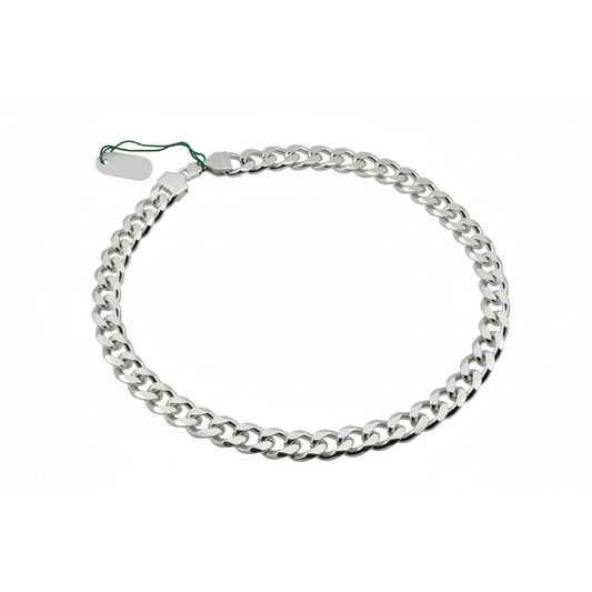 Heavy Curb Link Silver Chain in 925 Sterling | Thick
