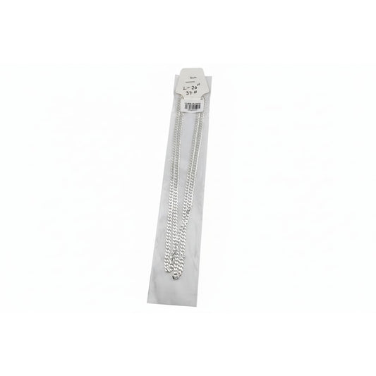 Heavy Curb Link Silver Chain in 925 Sterling | Thick