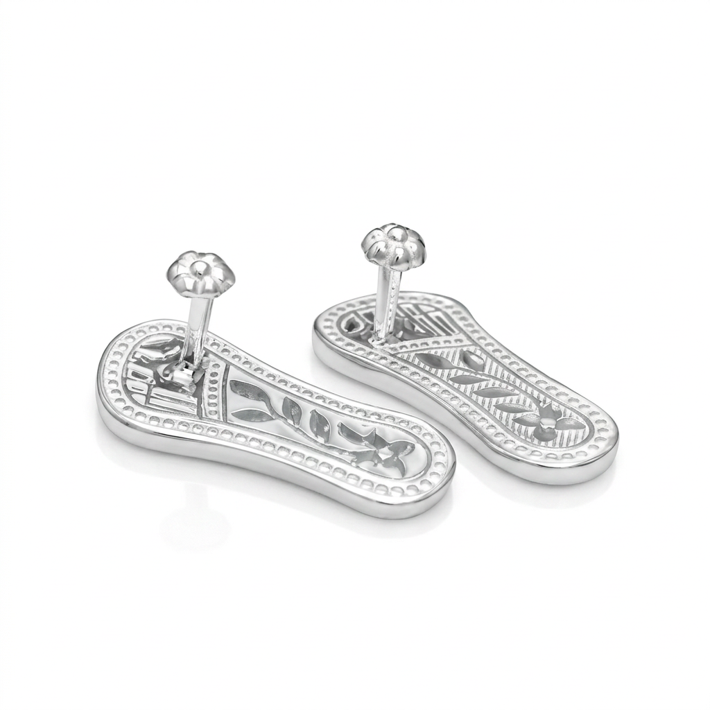 Silver Charan Paduka / Lakshmi Vishnu Charan
