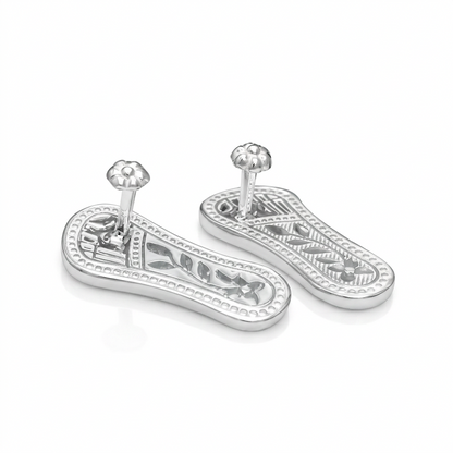 Silver Charan Paduka / Lakshmi Vishnu Charan