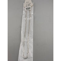 Load image into Gallery viewer, Japanese Curb Silver Chain in 925 Sterling Silver | Sleek Flat Link Chain Necklace
