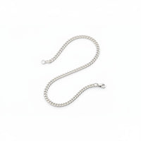 Load image into Gallery viewer, Japanese Curb Silver Chain in 925 Sterling Silver | Sleek
