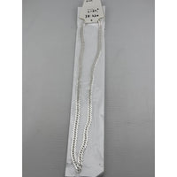 Load image into Gallery viewer, Japanese Curb Silver Chain in 925 Sterling Silver | Sleek Flat Link Chain Necklace
