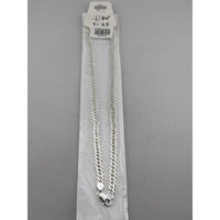 Load image into Gallery viewer, Japanese Curb Silver Chain in 925 Sterling Silver | Sleek Flat Link Chain Necklace
