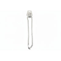 Load image into Gallery viewer, Japanese Curb Silver Chain in 925 Sterling Silver | Sleek Flat Link Chain Necklace
