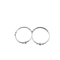 Load image into Gallery viewer, Kids Beaded Silver Bangle – 925 Sterling Silver Bracelet
