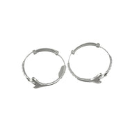 Load image into Gallery viewer, Kids Bird Design Silver Bangle – 925 Sterling Silver Bracelet

