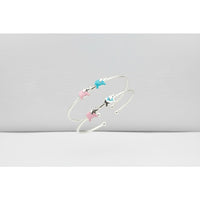 Load image into Gallery viewer, Kids Elephant Charm Silver Kada Pair
