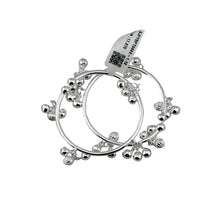 Load image into Gallery viewer, Kids Ghungroo Bangle openable – 925 Sterling Silver Baby Kada Bracelet
