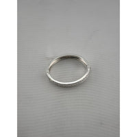 Load image into Gallery viewer, Kids Greek Key Silver Kada – 925 Sterling Silver Baby Bangle Bracelet with Meander Design
