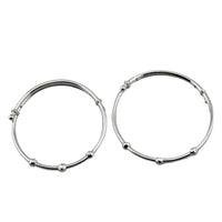 Load image into Gallery viewer, Kids Silver Multi Bead Bangle – 925 Sterling Silver Bracelet
