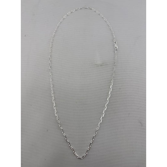 Mariner Silver Chain in 925 Sterling | Diamond-Cut Anchor