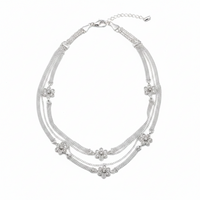 Load image into Gallery viewer, Multi-Layer Mesh Silver Anklet – 99.9% Pure Silver – Adjustable – Weight:25g
