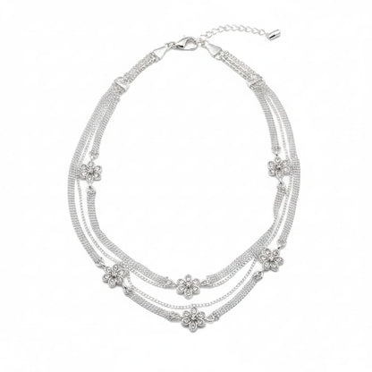 Multi-Layer Mesh Silver Anklet – 99.9% Pure Adjustable
