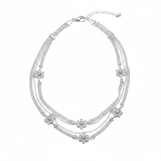 Multi-Layer Mesh Silver Anklet – 99.9% Pure Adjustable