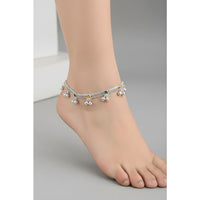 Load image into Gallery viewer, Multicolor Charm Layered Anklet – 925 Sterling Silver – Adjustable – 47g
