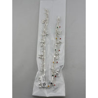Load image into Gallery viewer, Navratna Bell Layered Silver Anklet – 99.9% Pure Silver – Adjustable – 53.19 g
